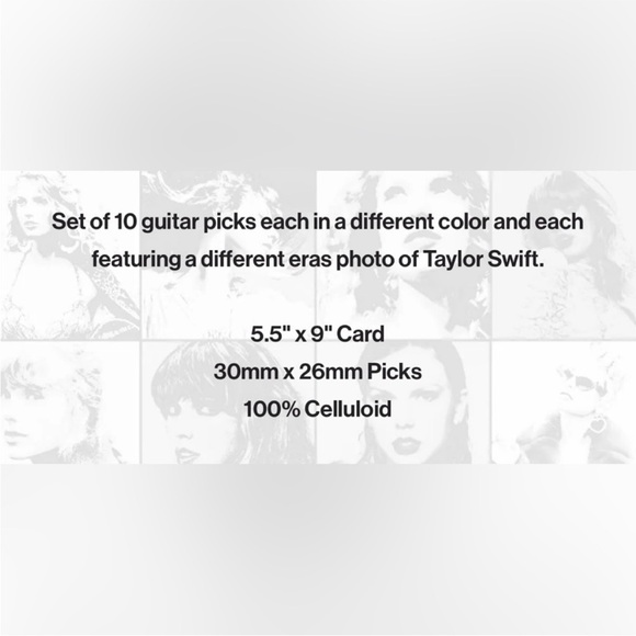 NEW Taylor Swift Eras Tour Guitar Picks - Picture 4 of 5